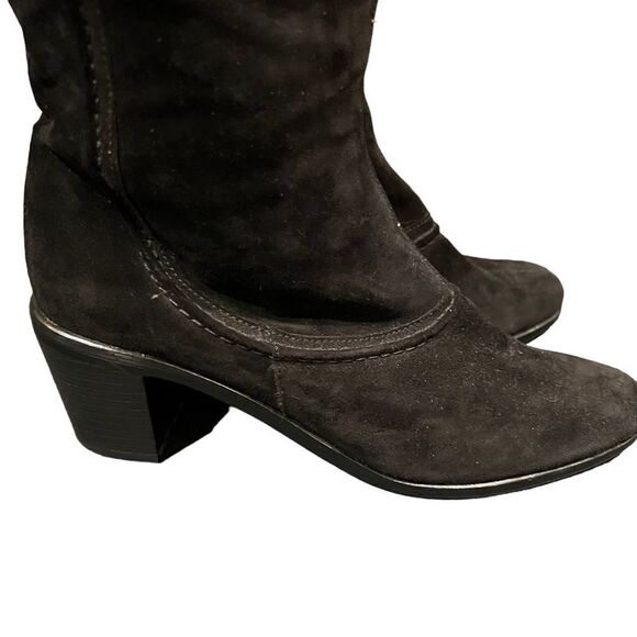 Vaneli‎ black cowboy -ish boots. Size 8M - Picture 8 of 11